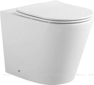 Унитаз приставной Aquanet Rimless Atago 2.0 F LX-1906 243548 белый